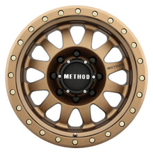 Load image into Gallery viewer, Method MR304 Double Standard 17x8.5 0mm Offset 8x6.5 130.81mm CB Method Bronze Wheel