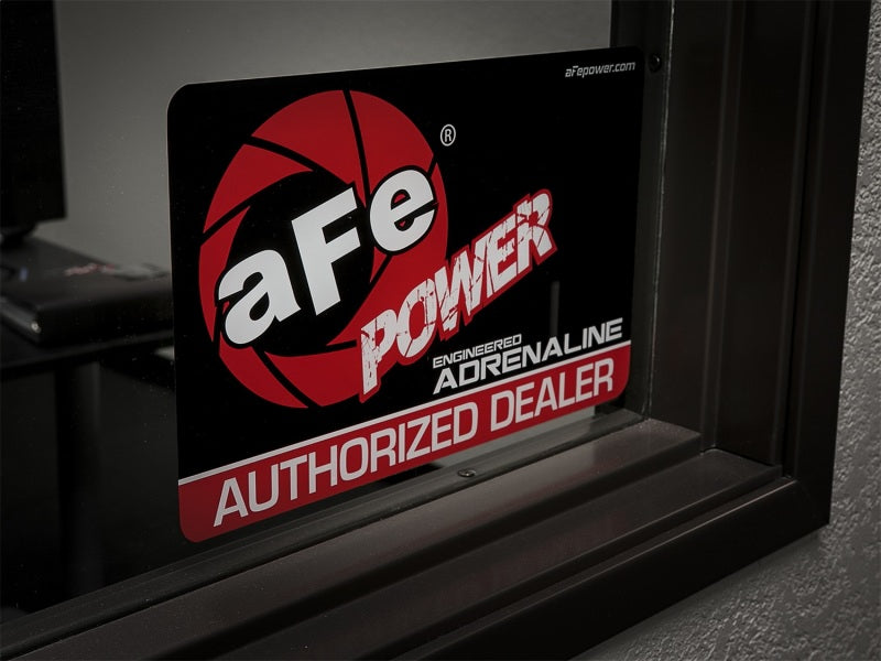 aFe Power Marketing Promotional PRM Cling Window: aFe Power Dealer (Medium)