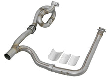 Load image into Gallery viewer, aFe POWER Twisted Steel Y-Pipe w/ Loop Relocation Pipe 12-18 Jeep Wrangler (JK) V6 3.6L