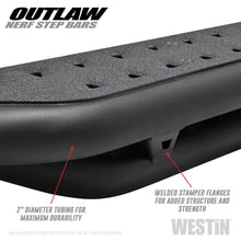 Load image into Gallery viewer, Westin 14-18 Chevrolet/GMC Silv/Seirra 1500 Double Cab Outlaw Nerf Step Bars