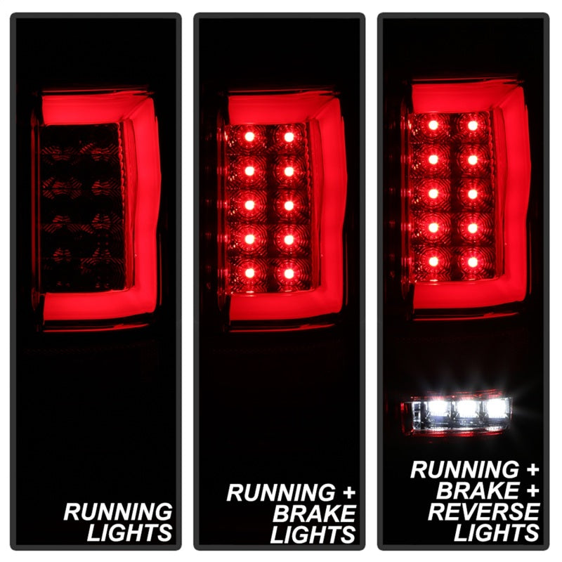 Spyder Ford F150 04-08 Styleside Tail Light V2 - LED - Red Clear ALT-YD-FF15004V2-LBLED-RC