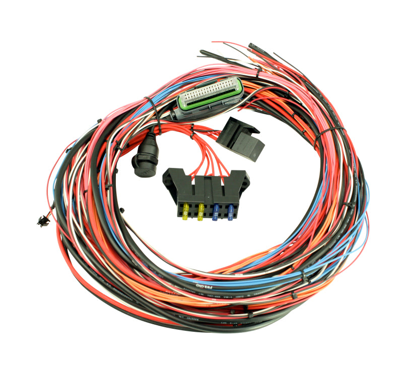 AEM EMS-4 96in Flying Lead Harness w/Fuse & Relay Panel