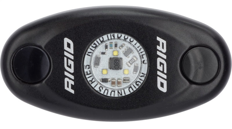 Rigid Industries A-Series Light - Black - Low Strength - Amber - Underdog Motorsports