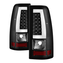 Load image into Gallery viewer, xTune Chevy Silverado 1500 03-06 Tail Lights - Light Bar LED - Black ALT-JH-CS03-LBLED-BK