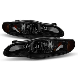 xTune Chevy Monte Carlo 00-05 OEM Style Headlights Black Smoked HD-JH-CMC00-AM-BSM