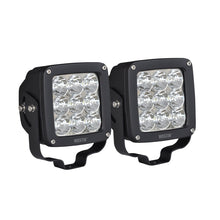 Load image into Gallery viewer, Westin Axis LED Auxiliary Light 4.5 inch x 4.5 inch Square Spot w/3W Osram (Set of 2) - Black