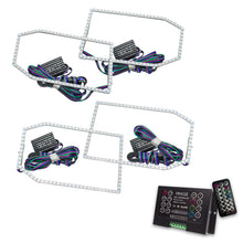 Load image into Gallery viewer, Oracle Chevy Silverado 14-15 Halo Kit Non-Projector Style - ColorSHIFT w/ 2.0 Cntrl