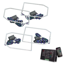 Oracle Chevy Silverado 14-15 Halo Kit Non-Projector Style - ColorSHIFT w/ 2.0 Cntrl