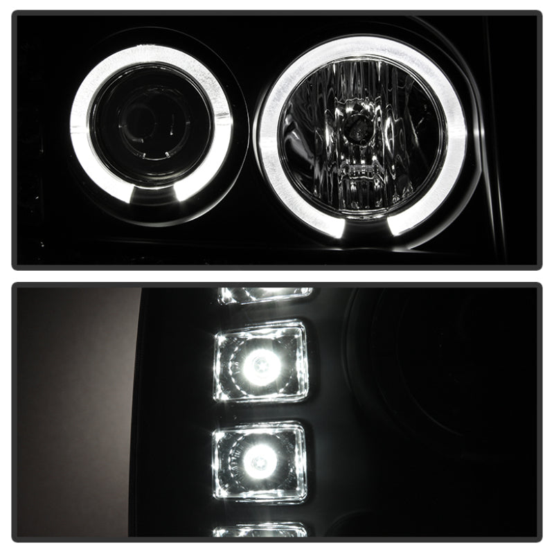 Spyder GMC Sierra 1500/GMC Sierra Denali 08-13 Projector LED Halo- LED Blk PRO-YD-GS07-HL-BK