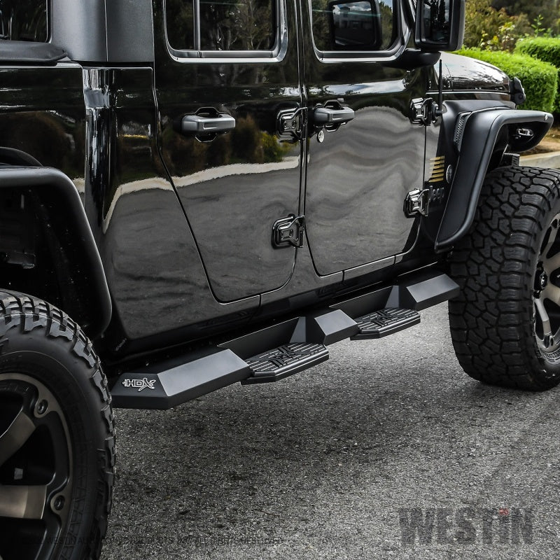 Westin 2020 Jeep Gladiator HDX Xtreme Nerf Step Bars - Textured Black