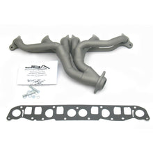 Load image into Gallery viewer, JBA 91-99 Jeep 4.0L 1-1/2in Primary Ti Ctd Cat4Ward Header