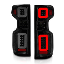 Load image into Gallery viewer, ANZO 19-21 Chevy Silverado Full LED Taillights Black Housing Smoke Lens G2 (w/C light Bars)