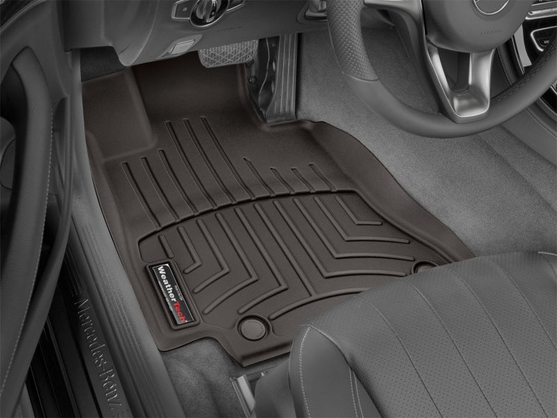 WeatherTech 2022+ Toyota Tundra CrewMax Double Cab Front FloorLiners - Cocoa