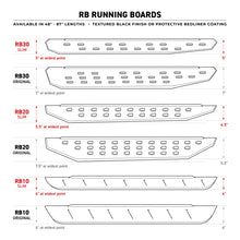 Load image into Gallery viewer, Go Rhino RB30 Slim Line Running Boards 87in. - Bedliner Coating (Boards ONLY/Req. Mounting Brackets)