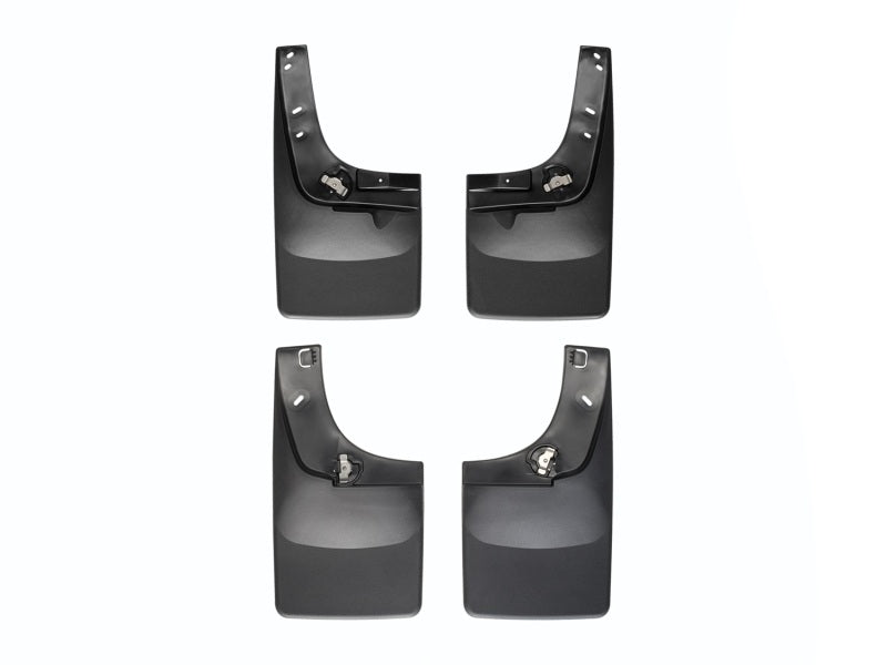 WeatherTech 08-10 Ford F250/F350/F450/F550 No Drill Mudflaps - Black