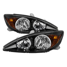 Load image into Gallery viewer, xTune Toyota Camry 2002-2004 OEM Style Headlights -Black HD-JH-TCAM02-AM-BK