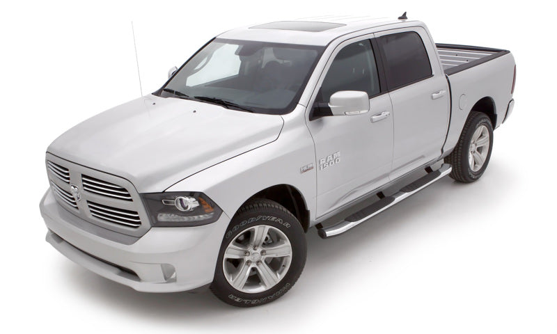 Lund 09-15 Dodge Ram 1500 Crew Cab (Built Before 7/1/15) 5in. Oval Bent Nerf Bars - Chrome