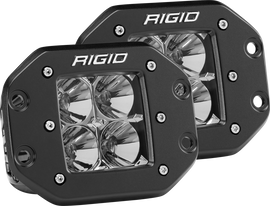 Rigid Industries Dually - Flush Mount - Flood - Set of 2 - Underdog Motorsports