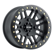 Load image into Gallery viewer, Method MR406 UTV Beadlock 14x8 / 4+4/0mm Offset / 4x136 / 106mm CB Matte Black Wheel