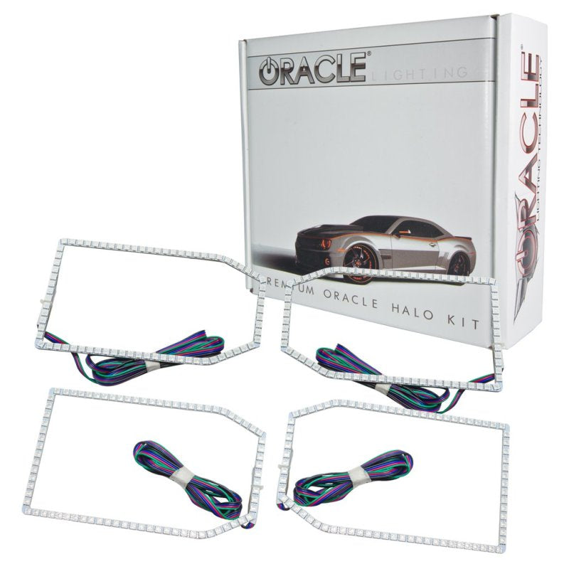 Oracle Chevy Silverado 14-15 Halo Kit Non-Projector Style - ColorSHIFT w/ BC1 Cntrl