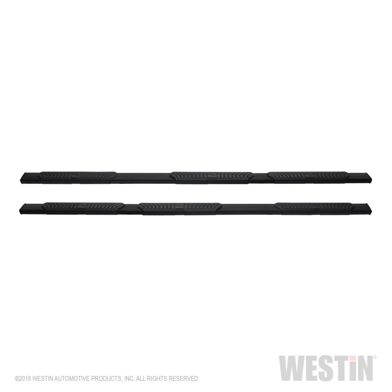 Westin 07-18 Chevrolet Silverado 1500 Crew Cab 5.5ft Bed R5 M-Series Nerf Step Bars - Black