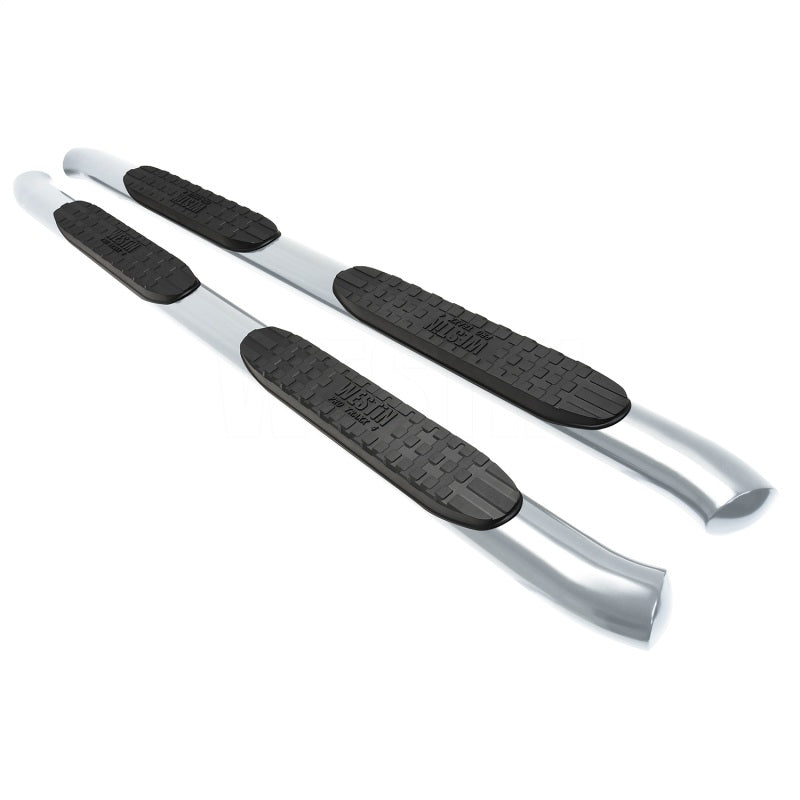 Westin 2022 Toyota Tundra Double Cab PRO TRAXX 4 Oval Nerf Step Bars - Stainless Steel