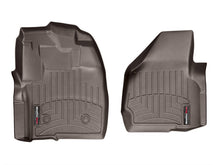 Load image into Gallery viewer, WeatherTech 2012-2016 Ford F-250/F-350/F-450/F-550 Front FloorLiner - Cocoa