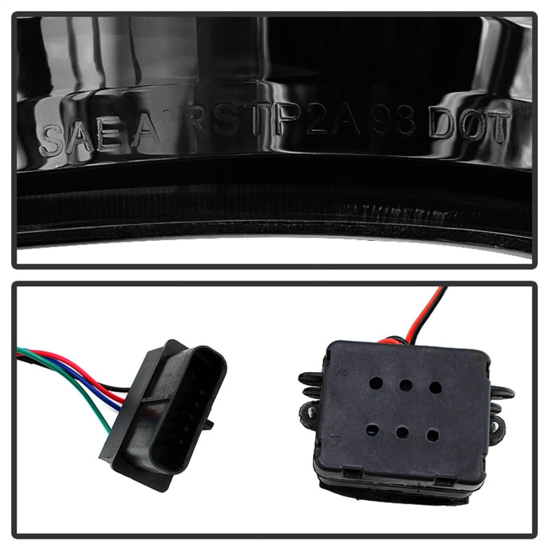 xTune Yukon Denali 99-00 LED Tail Lights w/ 3rd LED Brake Light Smoked ALT-JH-CCK88-LED-SET-SM