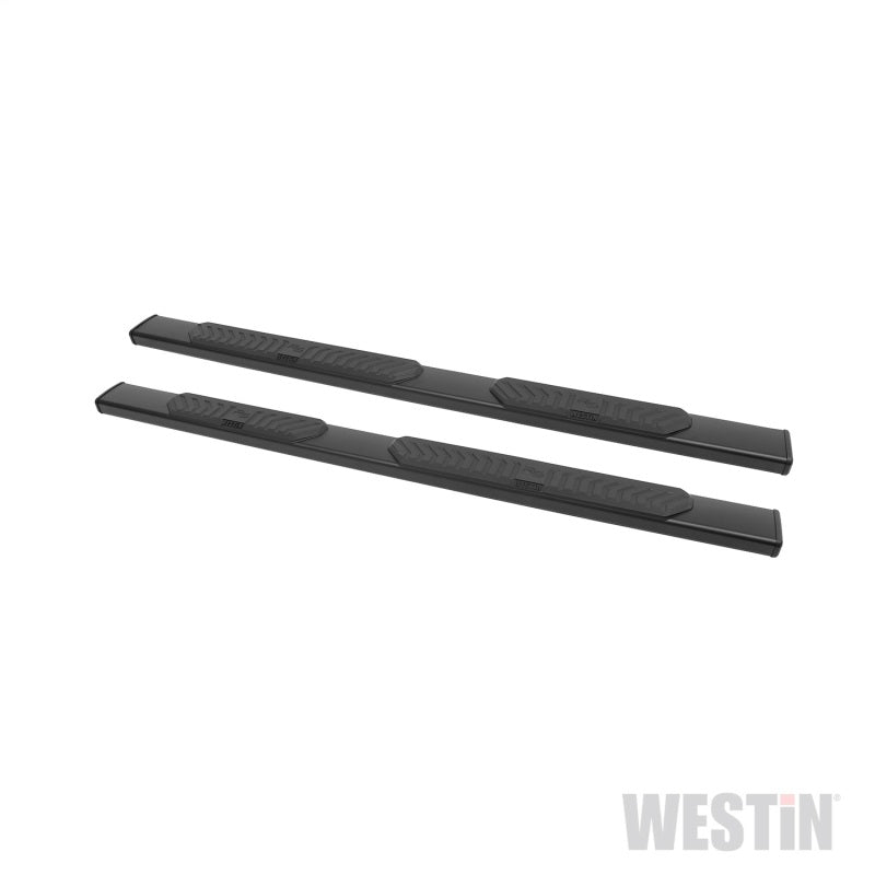 Westin 2007-2018 Chevy Silverado 1500/2500/3500 Ext/Dbl Cab R5 Nerf Step Bars - Black