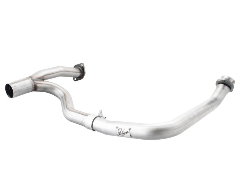 aFe Power Twisted Steel Y-Pipe Aluminized 2in 12-14 Jeep Wrangler (JK) V6 3.6L (4dr)