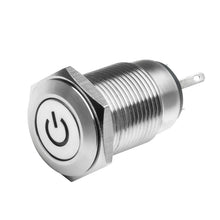 Load image into Gallery viewer, Oracle Pre-Wired Power Symbol On/Off Flush Mount LED Switch - White