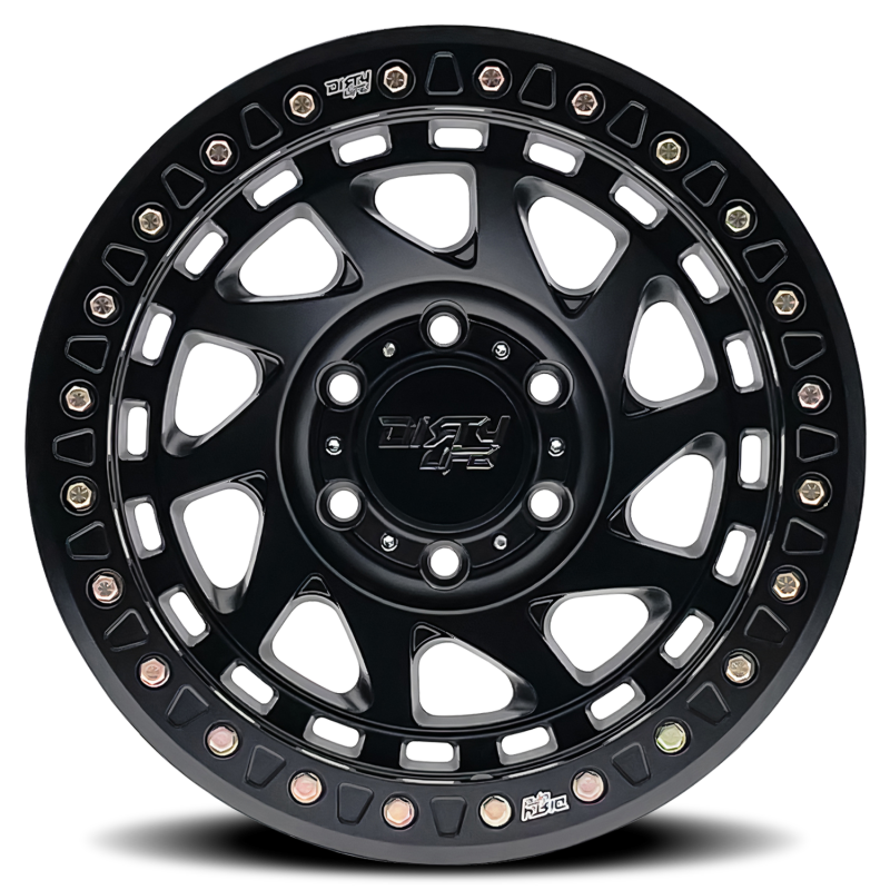 Dirty Life 9313 Enigma Race 17x9 / 8x170 BP / -12mm Offset / 125.2mm Hub Matte Black Wheel