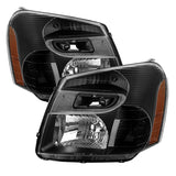 xTune Chevy Equinox 05-09 OEM Style Headlights Black HD-JH-CEQ05-AM-BK