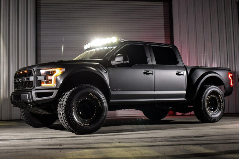 KC HiLiTES 17-18 Ford Raptor 57in. Pro6 Gravity LED 9-Light 180w Combo Beam Overhead Light Bar Sys