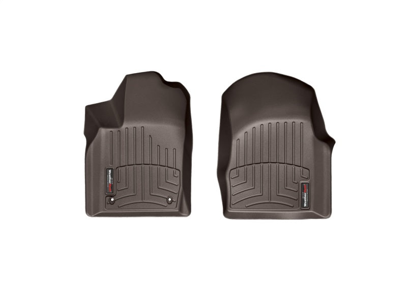 WeatherTech 2011+ Dodge Durango Front FloorLiners - Cocoa (Fits Vehicle w/No RHS Foot Rest)