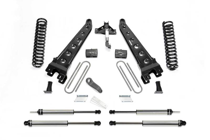 Fabtech 17-21 Ford F250/F350 4WD Gas 6in Rad Arm Sys w/Coils & Dlss Shks