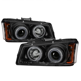 Spyder Chevy Silverado 1500 03-06 Projector Headlights CCFL Halo LED Blk High H1 PRO-YD-CS03-CCFL-BK