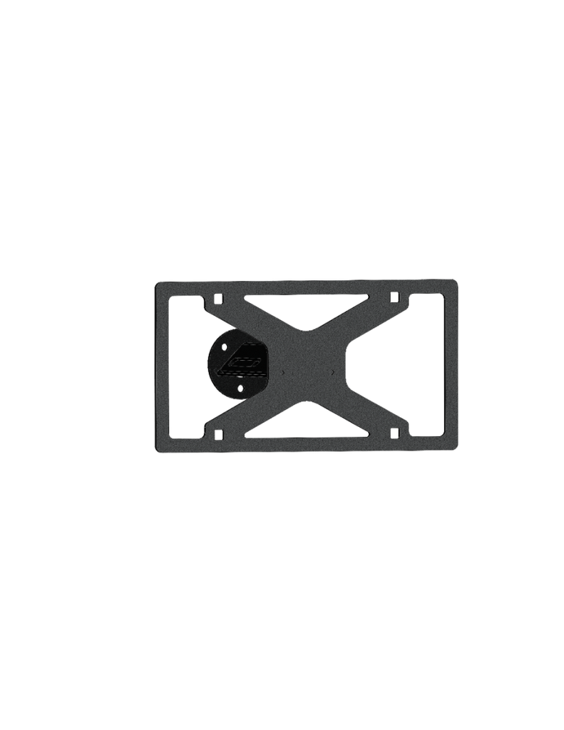 Road Armor 07-18 Jeep Wrangler JK Stealth Rear Tire Carrier License Plate Mount - Tex Blk - Underdog Motorsports