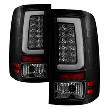 Load image into Gallery viewer, Spyder 07-13 GMC Sierra 1500 V2 Light Bar LED Tail Lights - Blk Smoke (ALT-YD-GS07V2-LBLED-BSM)