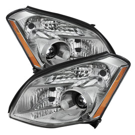 xTune Nissan Maxima (Halogen Only) 07-08 Crystal Headlights Chrome HD-JH-NM07-AM-C