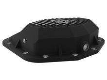 Load image into Gallery viewer, aFe POWER 21-22 Ram1500 TRX Hemi V8 6.2L PRO Series Rear Diff Cover Black w/Machined Fins &amp; Gear Oil