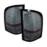 xTune Chevy Silverado 07-13 LED Tail Lights Smoke ALT-JH-CS07-LED-SM