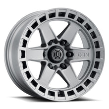 Load image into Gallery viewer, ICON Raider 17x8.5 6x5.5 0mm Offset 4.75in BS Titanium Wheel