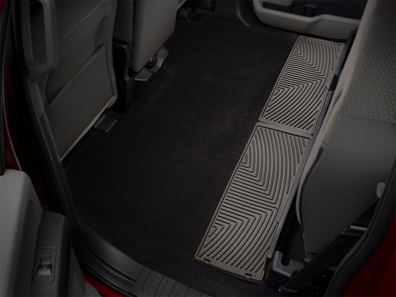 WeatherTech 2015+ Ford F-150 Rear Rubber Mats - Cocoa