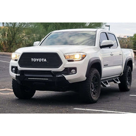 2016-2023 Toyota Tacoma Magnum RT Bumper highlighting strong steel construction and durable finish.