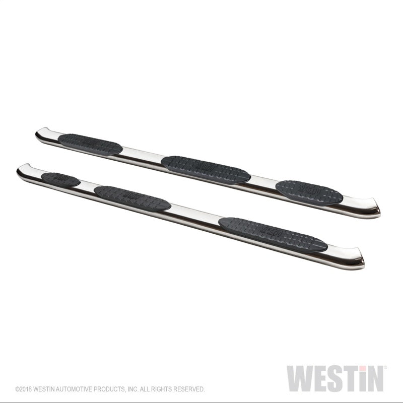Westin 19-20 Ram 1500 Quad Cab w/ 6.5ft Bed PRO TRAXX 5 W2W Oval Nerf Step Bars - Stainless Steel