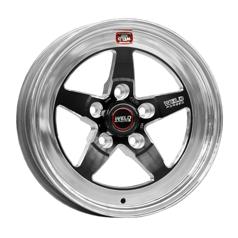 Weld S71 15x10.33 / 5x4.75 BP / 3.5in. BS Black Wheel (Medium Pad) - Non-Beadlock