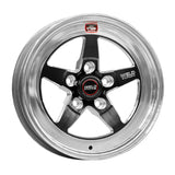 Weld S71 15x9.33 / 5x4.5 BP / 3.5in. BS Black Wheel (Low Pad) - Non-Beadlock