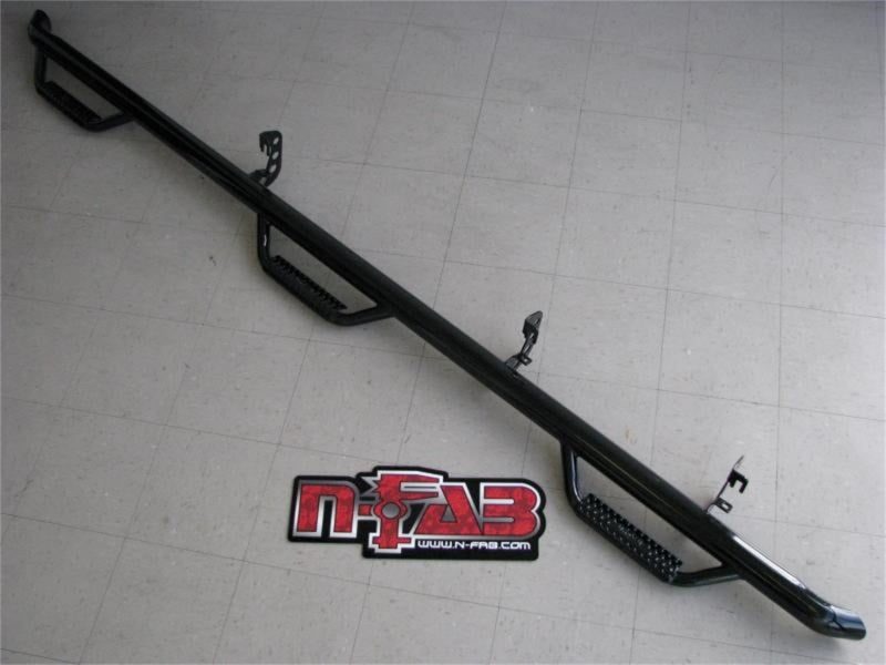 N-Fab Nerf Step 10-17 Dodge Ram 2500/3500 Crew Cab 8ft Bed - Tex. Black - Bed Access - 3in