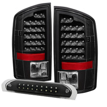 Load image into Gallery viewer, xTune Dodge Ram 02-06 1500 LED Tail Light w/ LED 3rd Brake Lamps- Black ALT-JH-DR02-LED-SET-BK